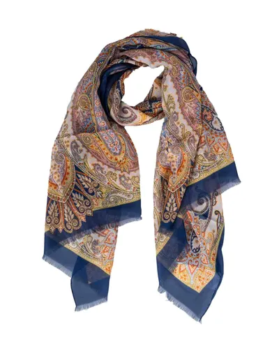 Etro Silk Paisley Scarf In Multi