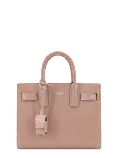 Saint Laurent Sac De Jour Handbag In Beige