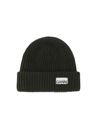 Ganni Beanie Cap In 099