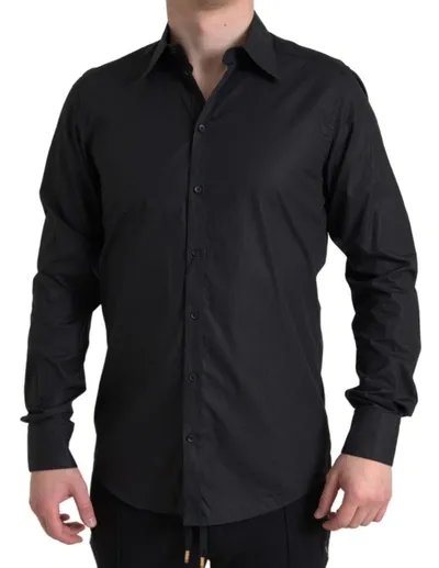 Dolce & Gabbana Long-sleeve Shirt In Negro