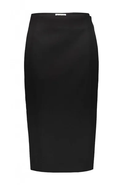 Balenciaga Wrapped Pencil Skirt In Black