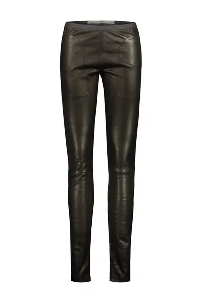 Rick Owens Strobe Leggings In Nappa Leather Clothing In Black