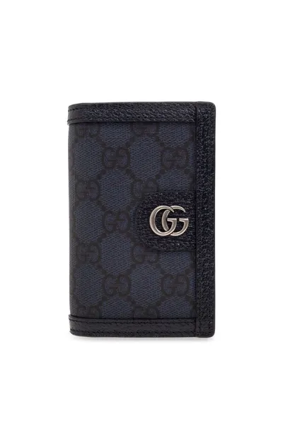 Gucci Ophidia Monogram Cardholder In Multi