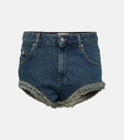 Isabel Marant Denim Shorts In Blue