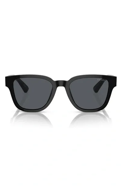 Prada 52mm Pillow Sunglasses In Black