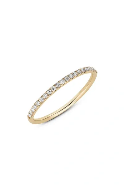 Lightbox 0.25-carat Pavé Lab Created Diamond Ring In 14k Yellow Gold