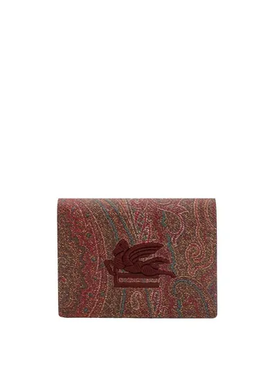 Etro Wallet In Brown