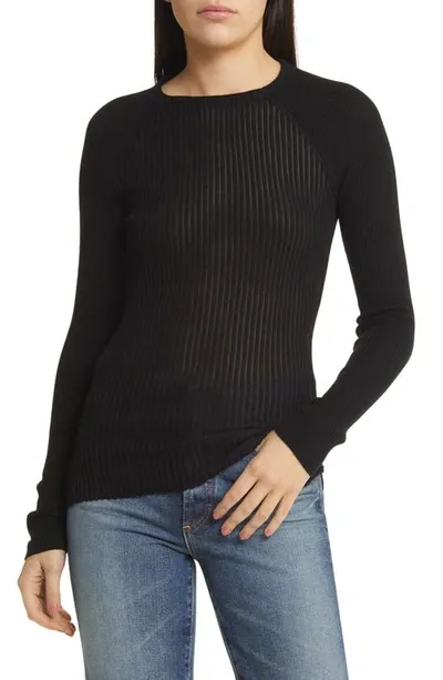 Rag & Bone Dorit Knit Top In Black