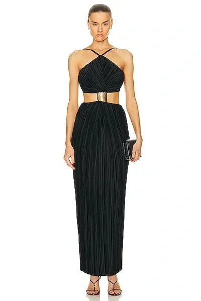 Cult Gaia Mitra Sleeveless Gown In Black