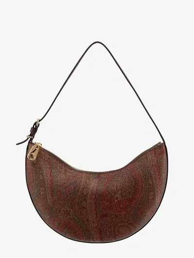 Etro Shoulder Bag In Brown