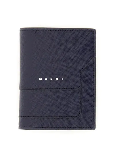 Marni Ddp - Bifold Wallet In Blue