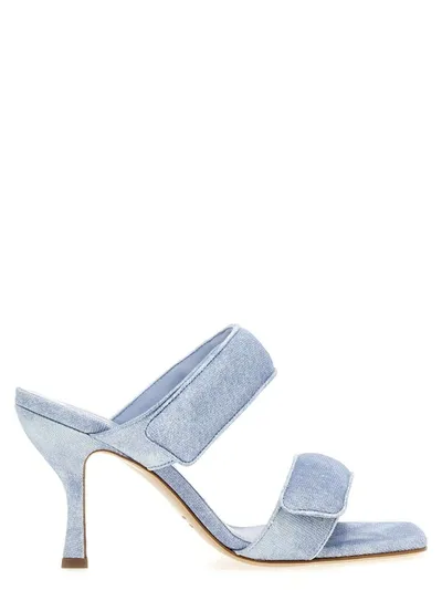 Gia Borghini Square Toe Slip In Blue