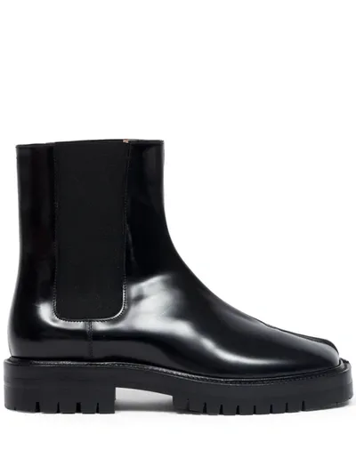 Maison Margiela Tabi Lug Sole Chelsea Boot In H8396 Black