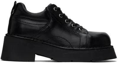 Miista Black Erina Brogues