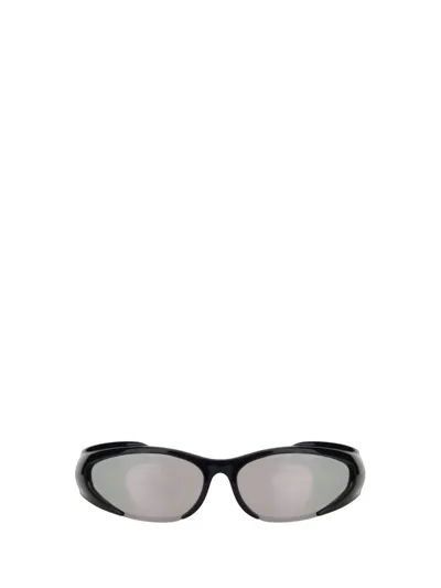 Balenciaga Eyewear Rectangular Frame Sunglasses In Black