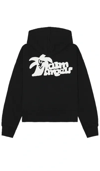 Palm Angels Hunter Hoodie In Black