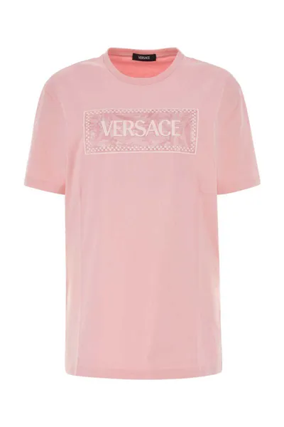 Versace T-shirt In Pink