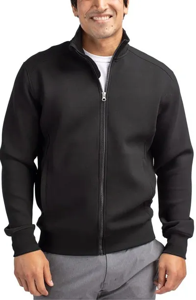 Cutter & Buck Full Zip Jacket In Black