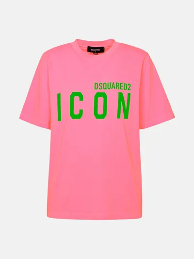 Dsquared2 Pink Cotton T-shirt