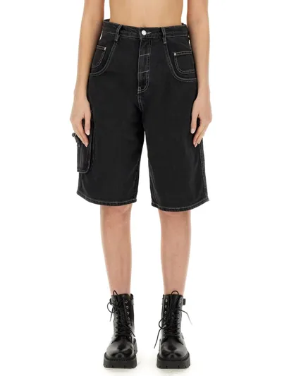 Moschino Jeans Mid In Black