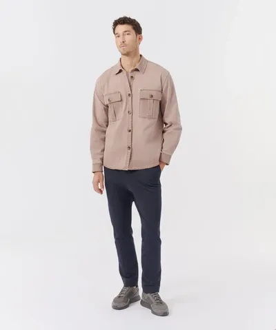 Atm Anthony Thomas Melillo Cotton Twill Regular Fit Button Down Shirt In Faded Mahogany