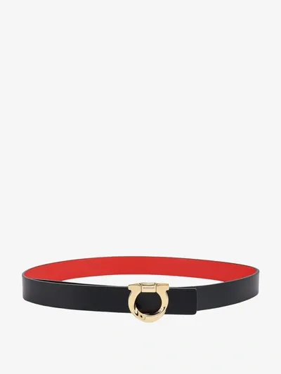 Ferragamo Belt In Red