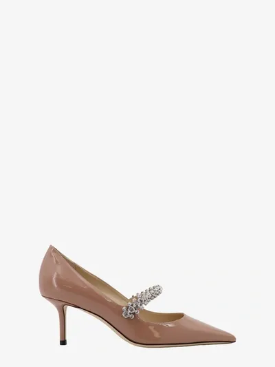 Jimmy Choo Pointed Toe Slip On Pumps In Pink