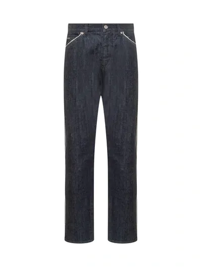 Dolce & Gabbana Five-pocket Selvedge Denim Jeans In Blue