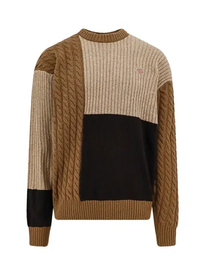 Dickies Lucas Patchwork Sweater In Negro