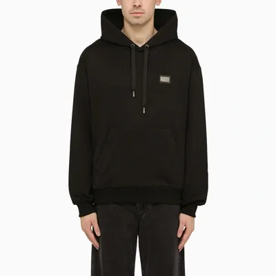 Dolce & Gabbana Dolce&gabbana Black Hoodie With Logo Men