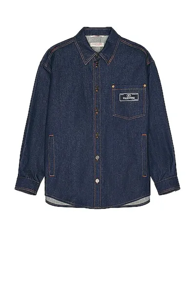 Valentino Denim Button Down Shirt