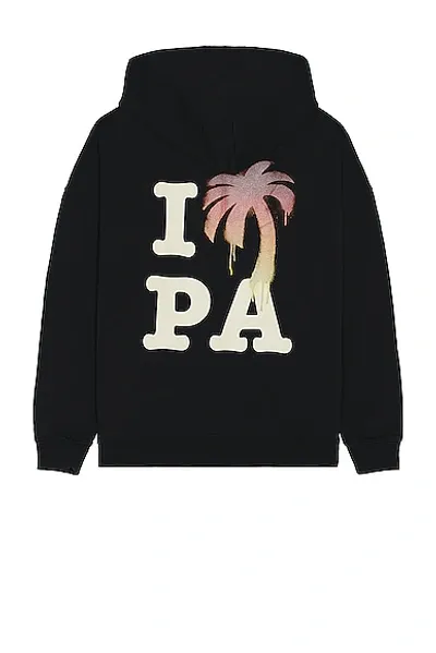 Palm Angels I Love Pa Hoodie In Black