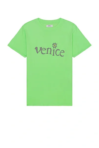 Erl T-shirt In Green