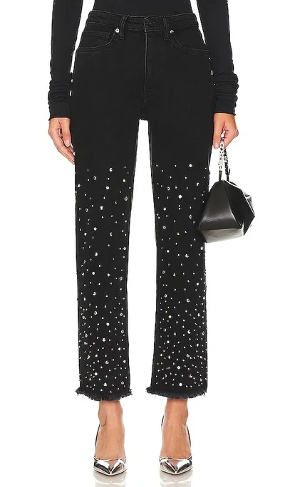 Allsaints Evie Studded Jean In Black