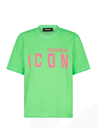 Dsquared2 T-shirts And Polos In Green