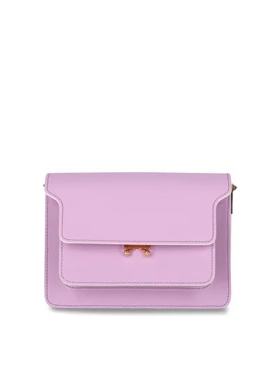 Marni Trunk Bag Shoulder Bag In Purple