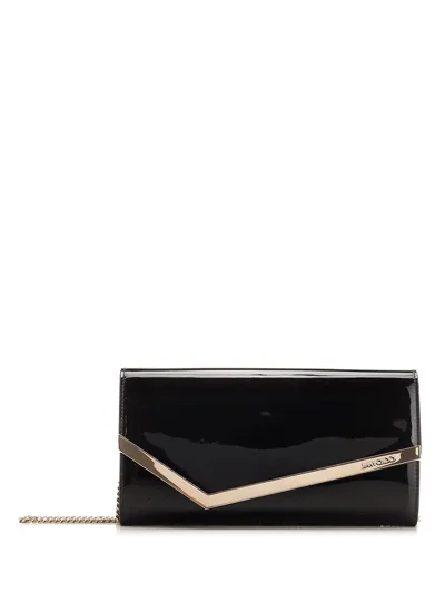 Jimmy Choo Clutch Bag Emmie In Patent Leather In Multicolour