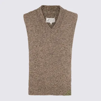 Maison Margiela Medium Brown Wool Knitwear