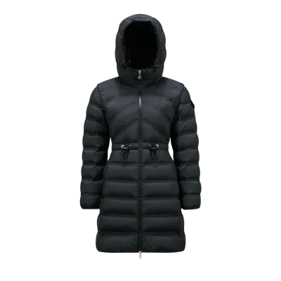 Moncler Collection Alastore Long Down Jacket Black In Noir