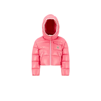 Moncler Kids' Andro Down Jacket Pink In Rose