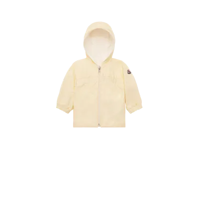 Moncler Kids' Raka Hooded Jacket Yellow In Jaune