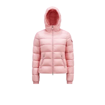 Moncler Collection Gles Short Down Jacket Pink In Rose