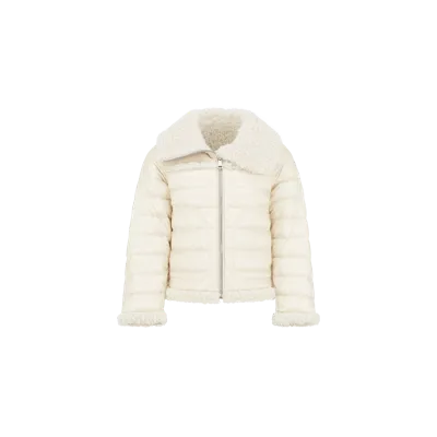 Moncler Kids' Jamaa Down Jacket White