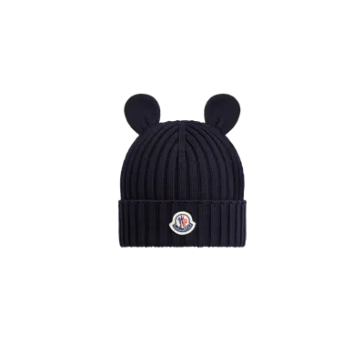 Moncler Cotton Beanie Blue