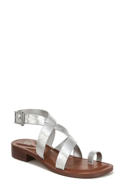 Franco Sarto Ina Toe Loop Sandal In Silver