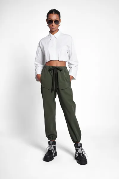 Stutterheim Dala Matte Trousers In Green