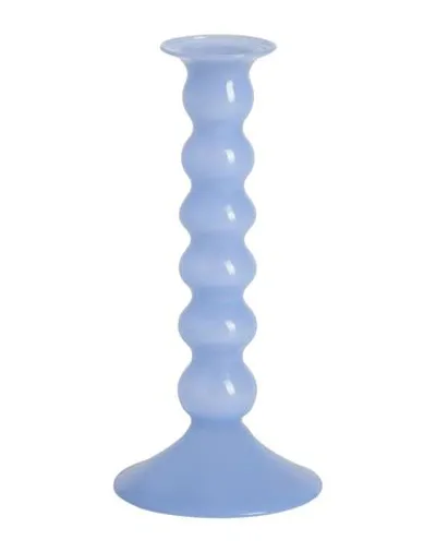 Hay Wavy Large Candle Holder In Light Blue