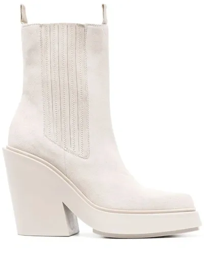 Vic Matie Boots In Bone