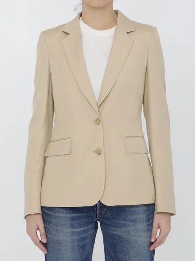 Stella Mccartney Women's Iconic Single-breasted Jacket In Sand