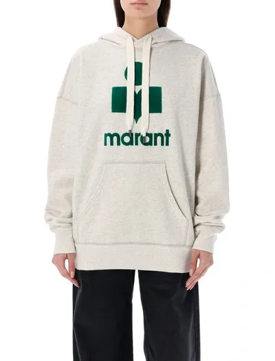 Isabel Marant Étoile Logo Hoodie In Grey